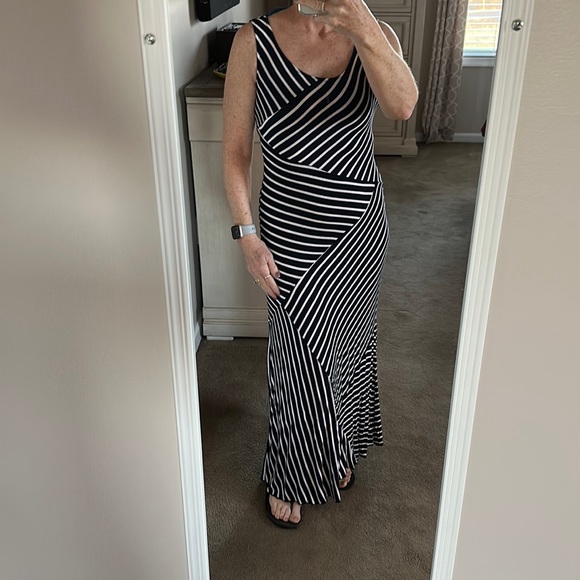 Apt 9 Striped Tank Maxi Dress - Picture 1 of 10